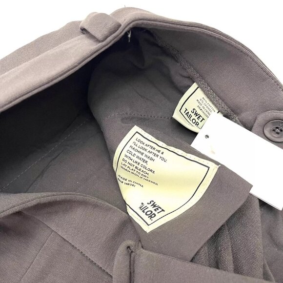 Swet Tailor Men's Gray The EveryDay Chino Short NWT size 28 - Picture 2 of 5